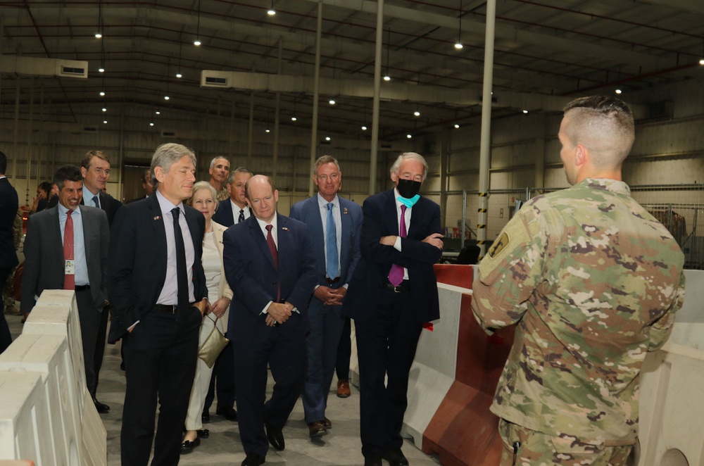 Afghan Evacuations Mission Support Element Welcomes members of Congress