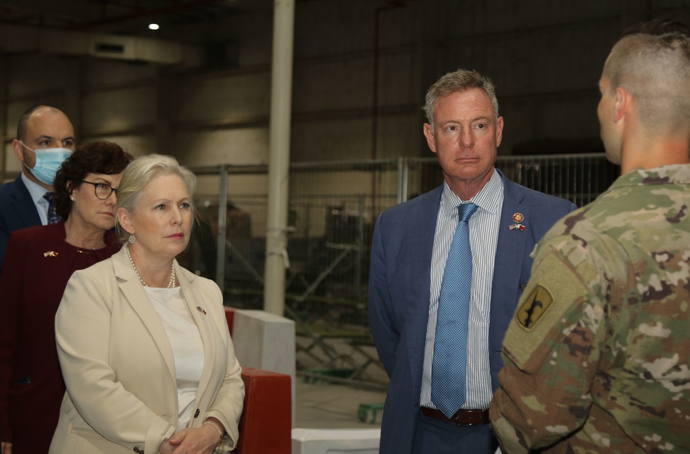 Afghan Evacuations Mission Support Element Welcomes members of Congress