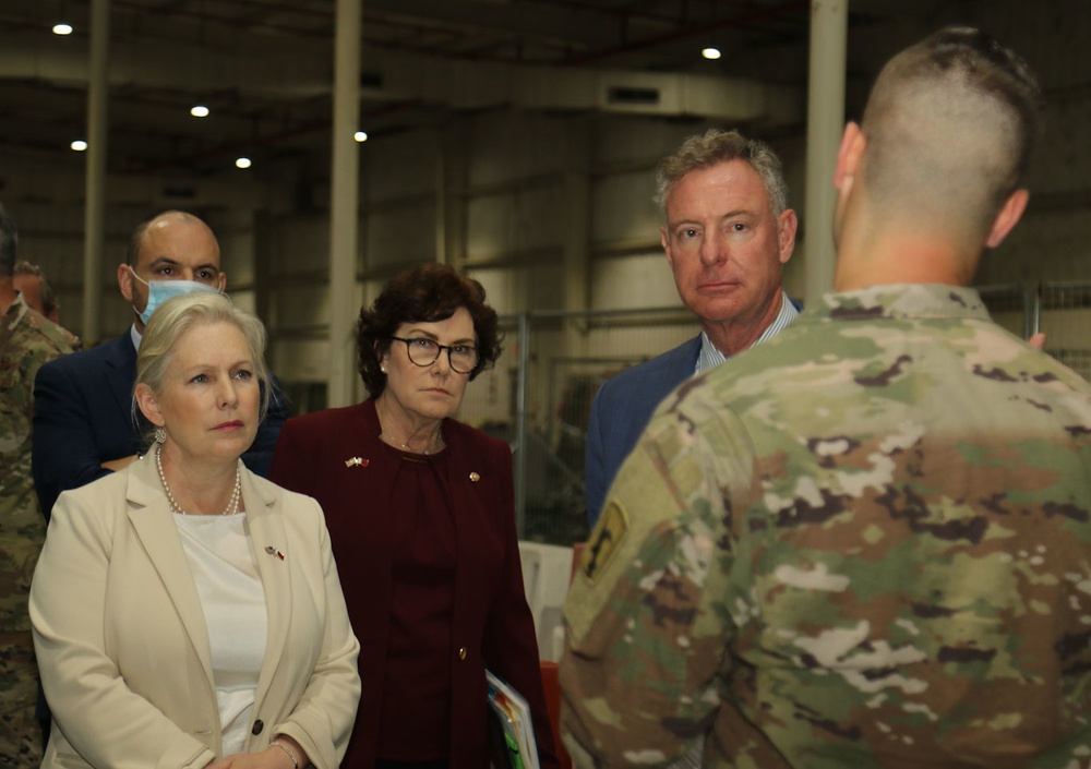 Afghan Evacuations Mission Support Element Welcomes members of Congress
