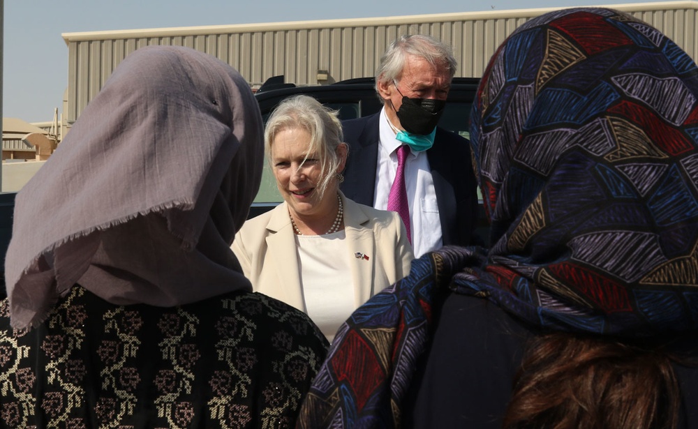 Afghan Evacuations Mission Support Element Welcomes members of Congress