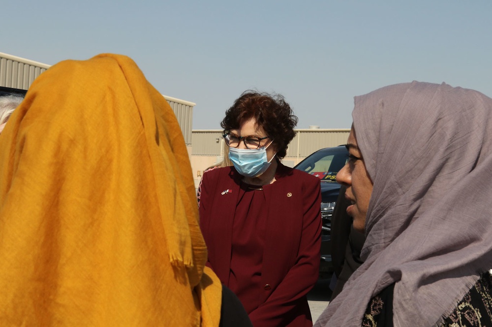 Afghan Evacuations Mission Support Element Welcomes members of Congress