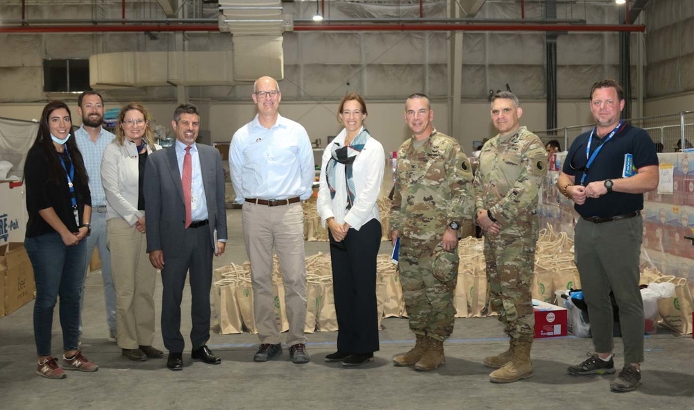Afghan Evacuations Mission Support Element Welcomes members of Congress