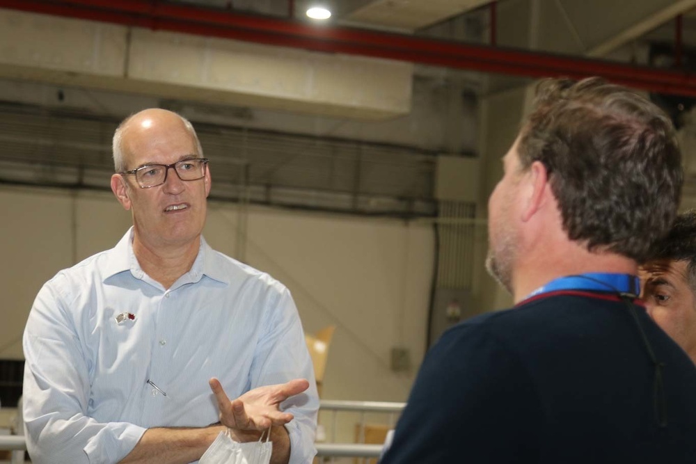 Afghan Evacuations Mission Support Element Welcomes members of Congress