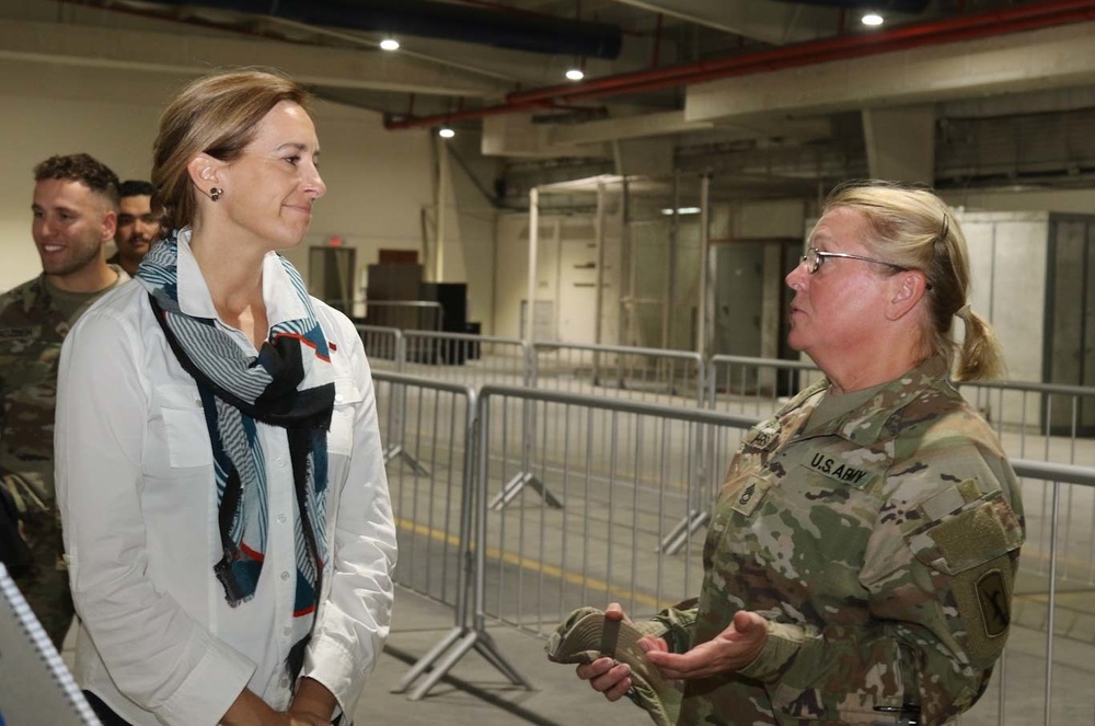 Afghan Evacuations Mission Support Element Welcomes members of Congress