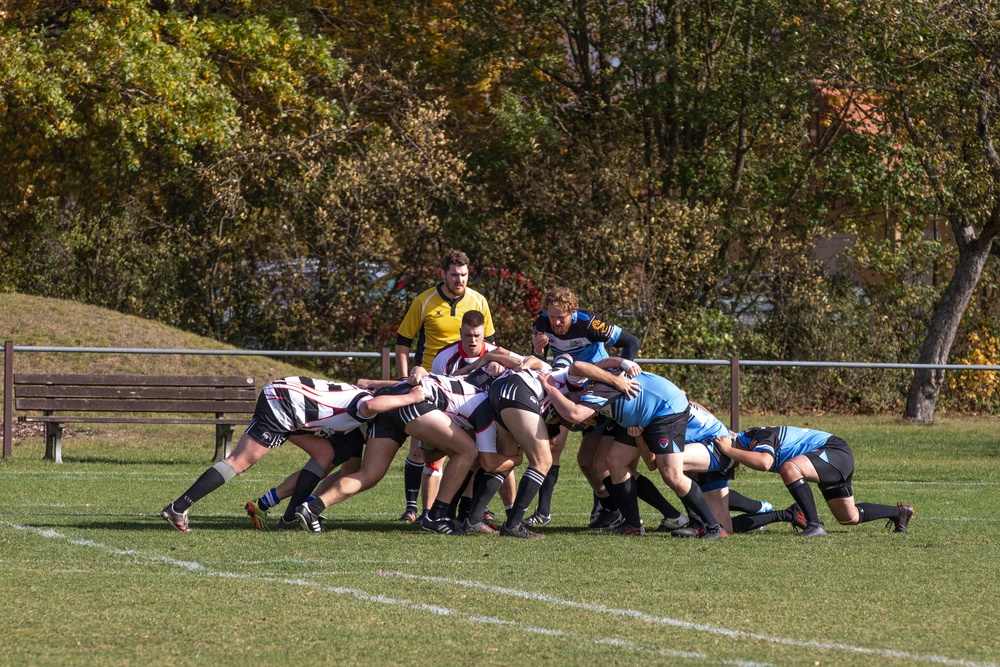 U.S. Soldiers bring new energy to Illesheim's historical Black and Blue Rugby Team