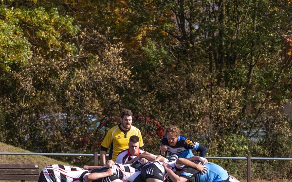 U.S. Soldiers bring new energy to Illesheim's historical Black and Blue Rugby Team