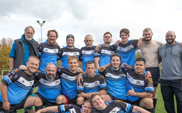 U.S. Soldiers bring new energy to Illesheim's historical Black and Blue Rugby Team