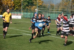 U.S. Soldiers bring new energy to Illesheim's historical Black and Blue Rugby Team [Image 5 of 5]