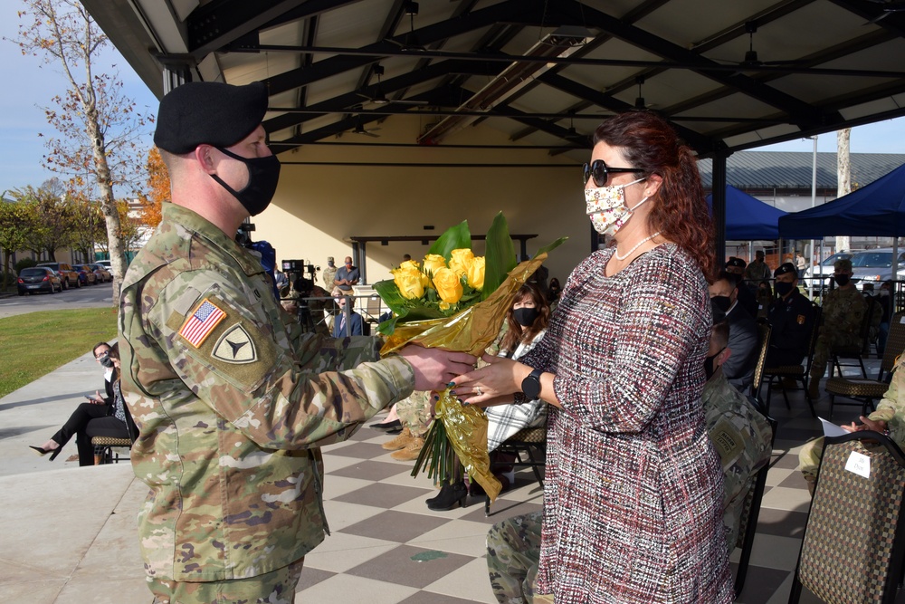 U.S. Army Garrison Italy Change of Responsibility Ceremony