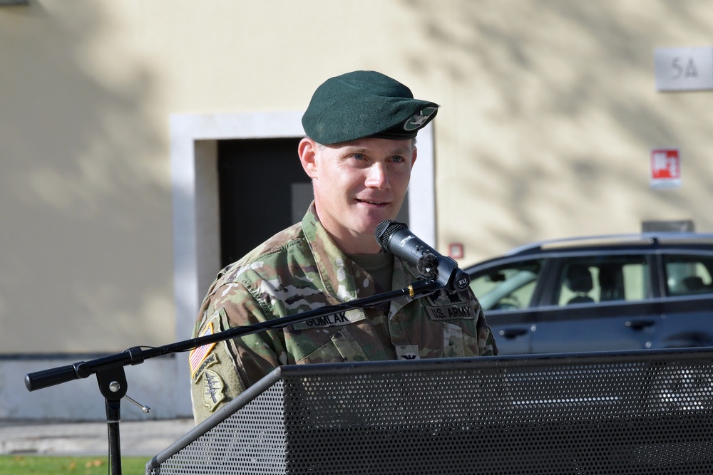 U.S. Army Garrison Italy Change of Responsibility Ceremony