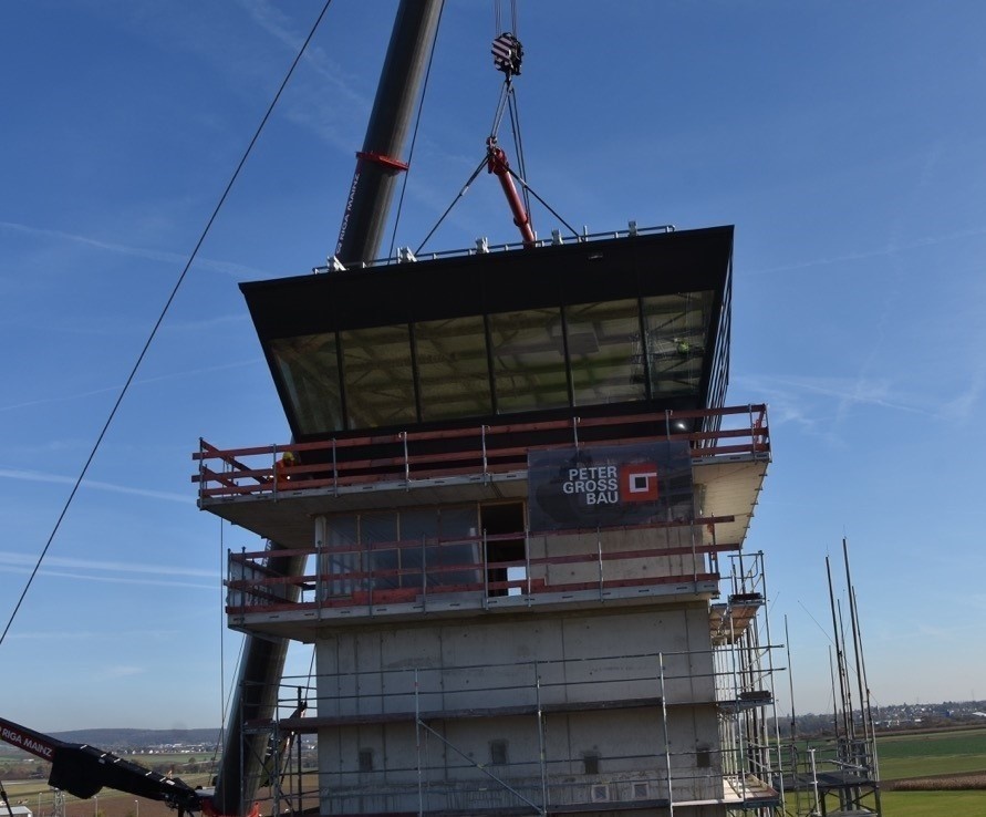 Wiesbaden Army Airfield’s new air traffic control tower makes major progress