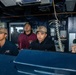 USS Dewey Sailors Stand Watch in the Pilot House