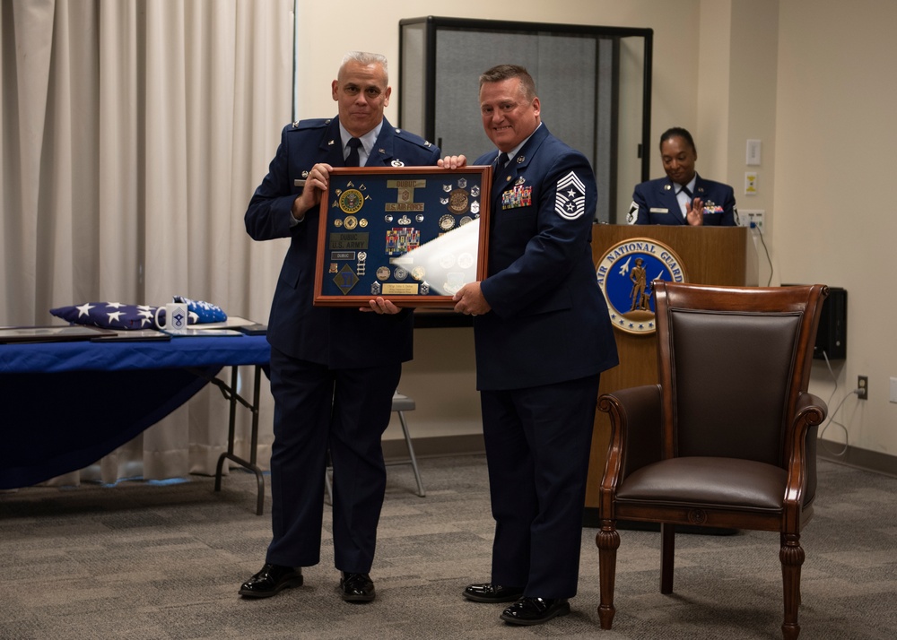 Chief Master Sgt. John Dubuc Retires after 37 years of military service