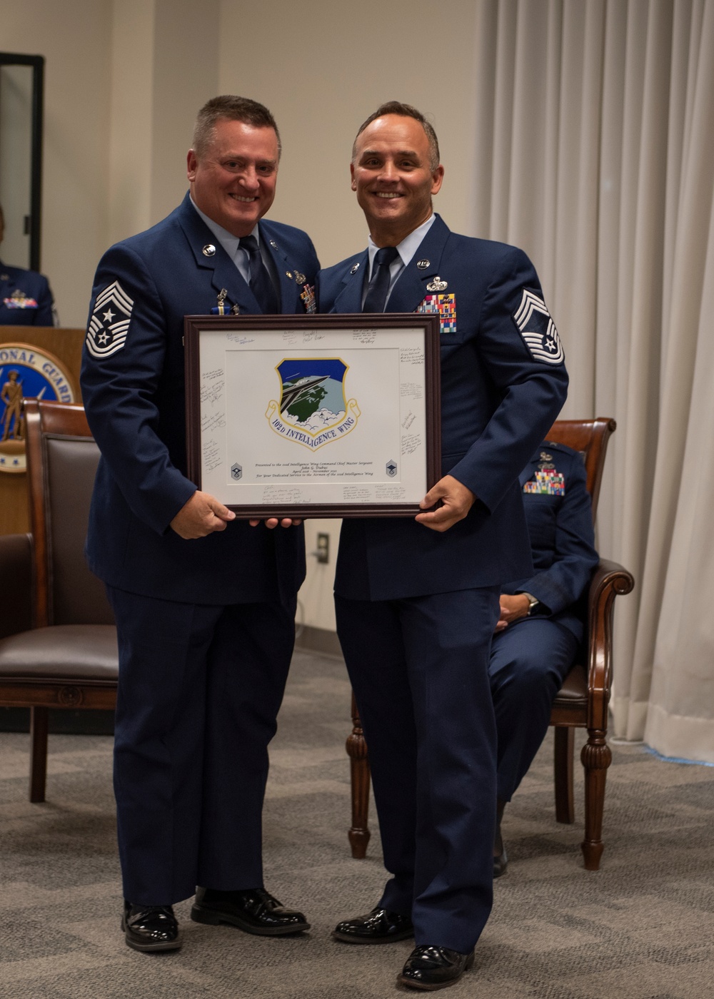 Chief Master Sgt. John Dubuc Retires after 37 years of military service