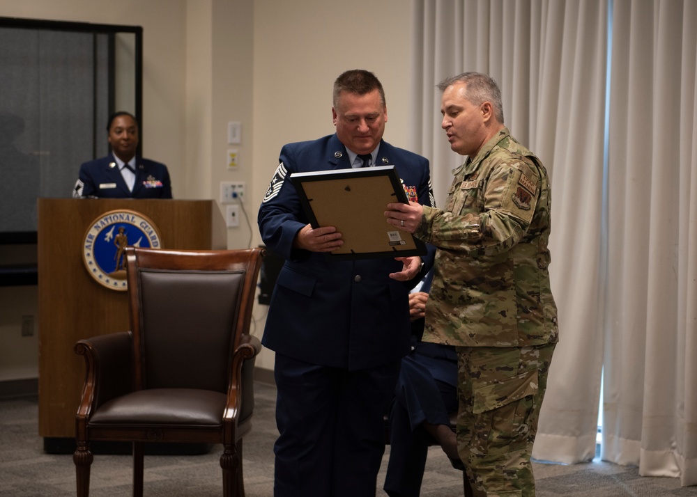 Chief Master Sgt. John Dubuc Retires after 37 years of military service