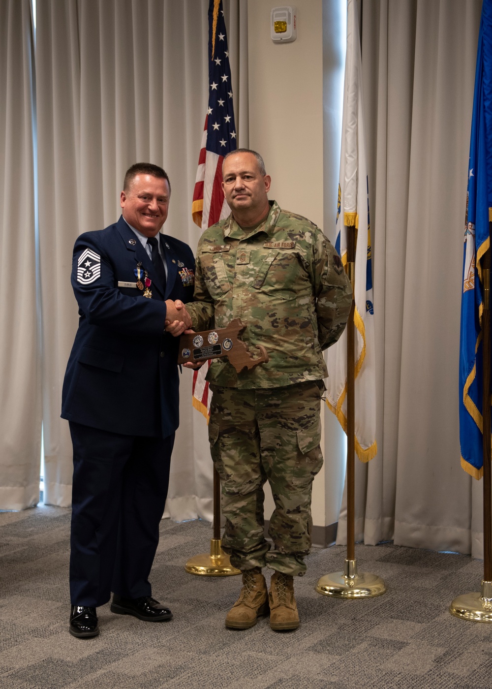 Chief Master Sgt. John Dubuc Retires after 37 years of military service