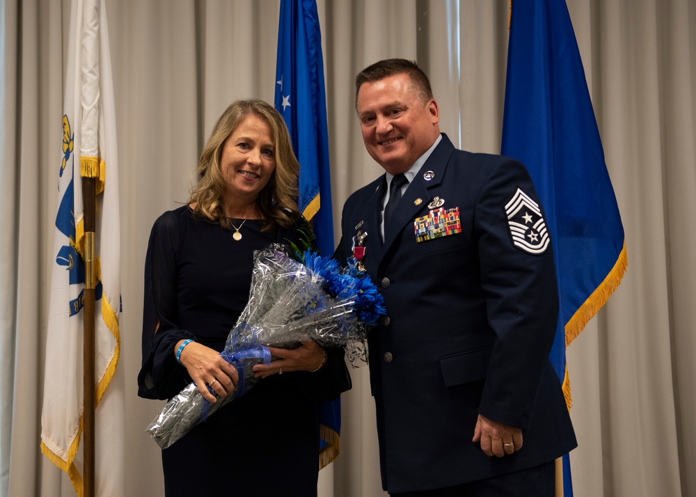 Chief Master Sgt. John Dubuc Retires after 37 years of military service