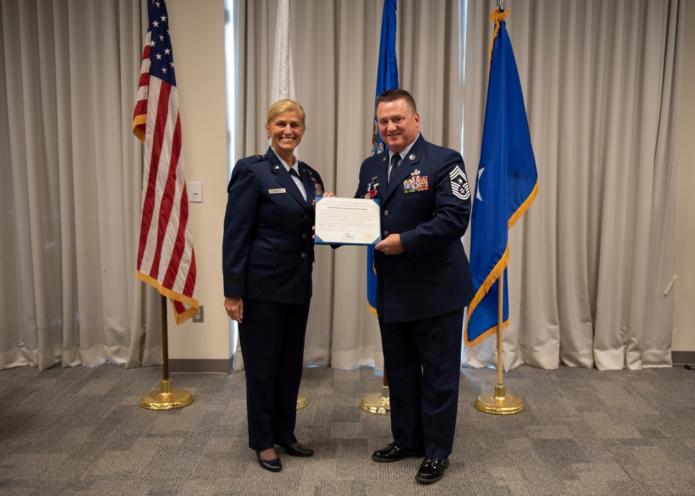 Chief Master Sgt. John Dubuc Retires after 37 years of military service