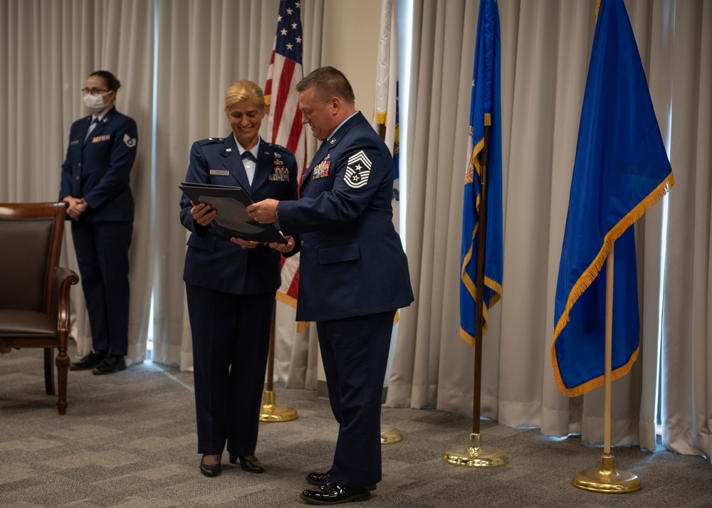 Chief Master Sgt. John Dubuc Retires after 37 years of military service