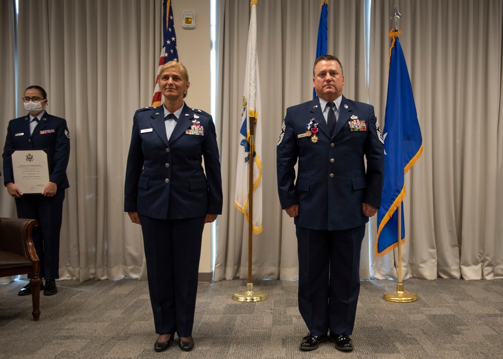 Chief Master Sgt. John Dubuc Retires after 37 years of military service