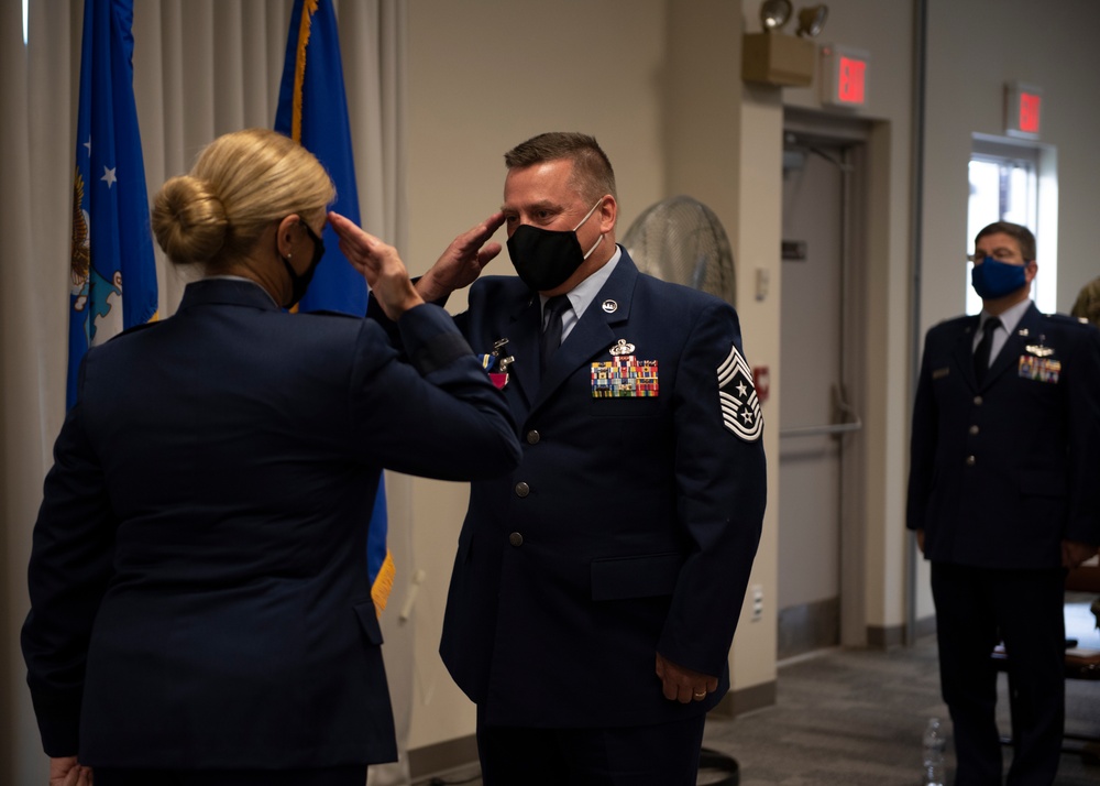 Chief Master Sgt. John Dubuc Retires after 37 years of military service