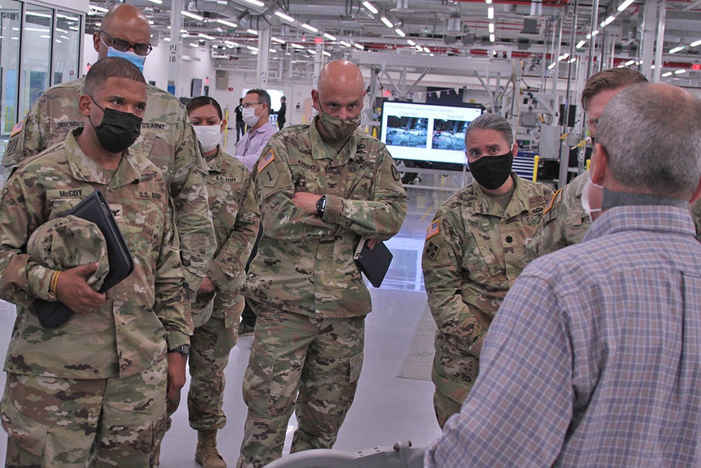 TACOM depot and arsenal commanders visit Ford Advanced Manufacturing Center