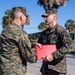 Commanding Officer awards Marine for performance at 6th Marine Corps District