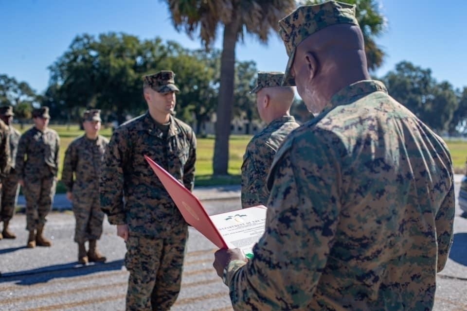 Sergeant Major highlights Marine at  6th Marine District