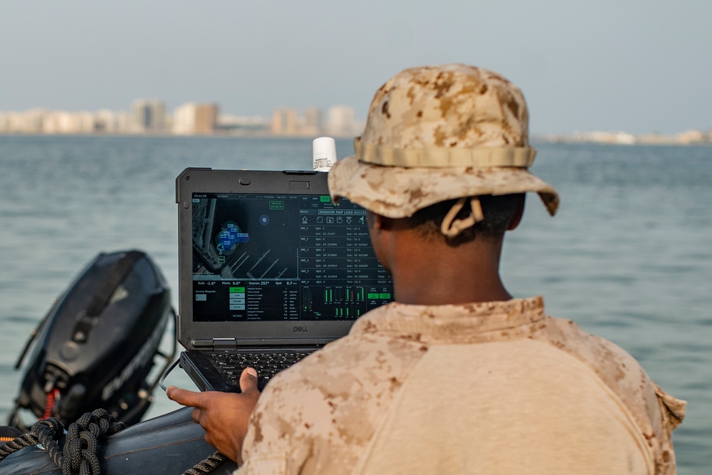 11th MEU ADRD, Task Force 59 conduct unmanned surface vessel training in Bahrain