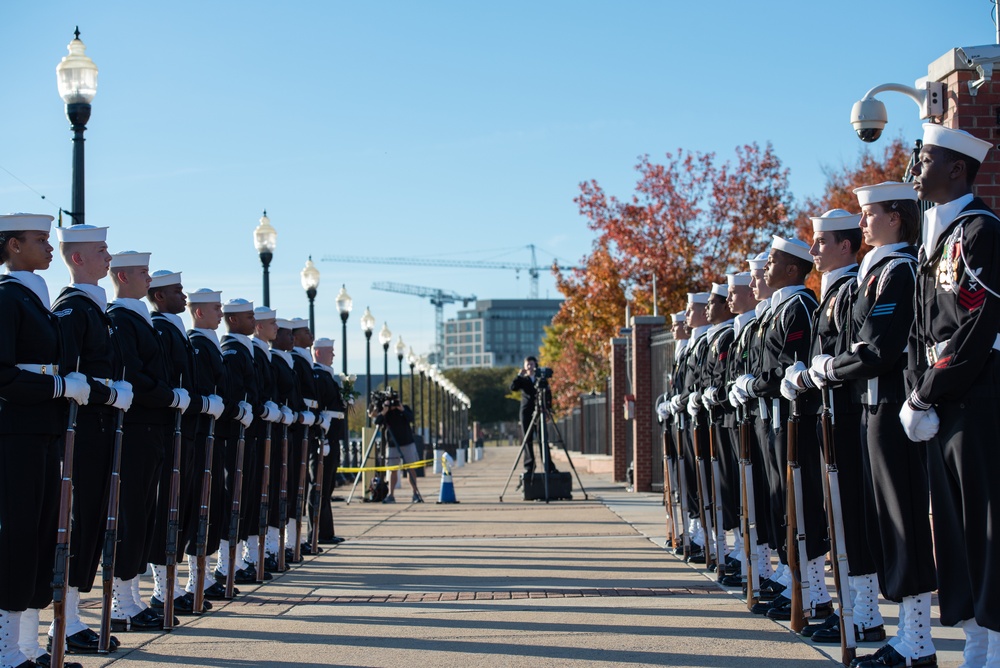 Navy Band Honors Centennial Anniversary of the Arrival of the First Unknown Soldier