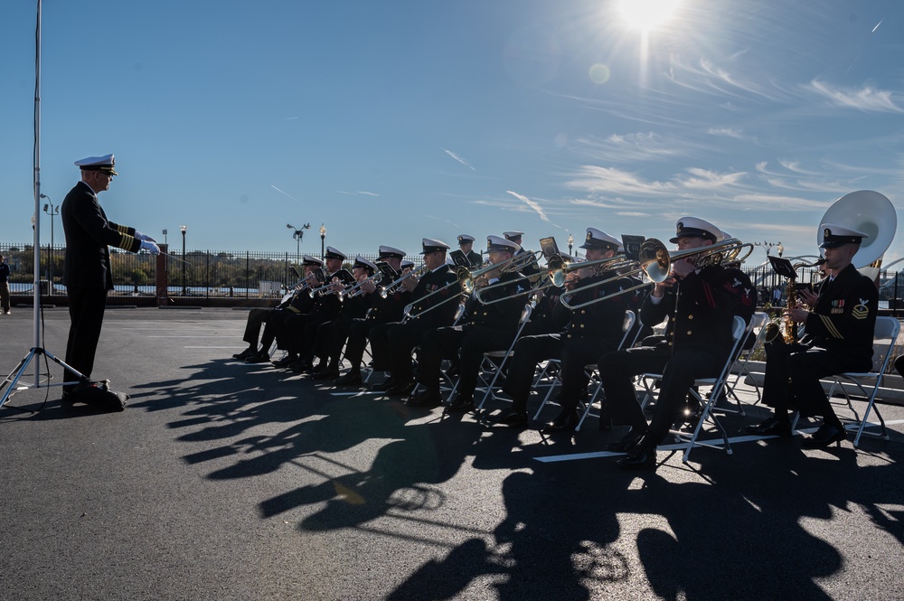 Navy Band Honors Centennial Anniversary of the Arrival of the First Unknown Soldier