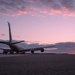 Sunset with the Air Force's refueling tankers