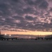 Sunset with the Air Force's refueling tankers