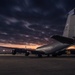 Sunset with the Air Force's refueling tankers