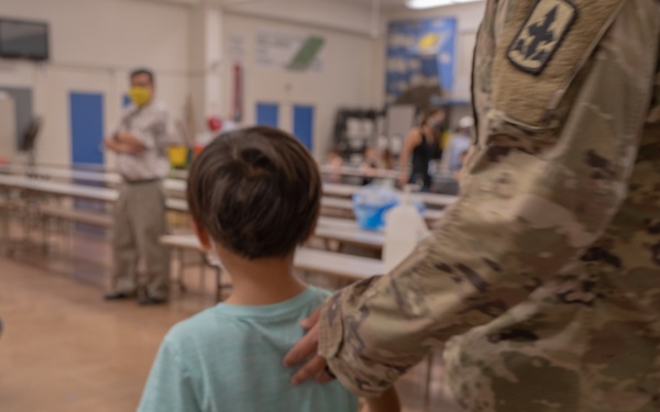 Hawaii National Guard helps schools and vaccine providers