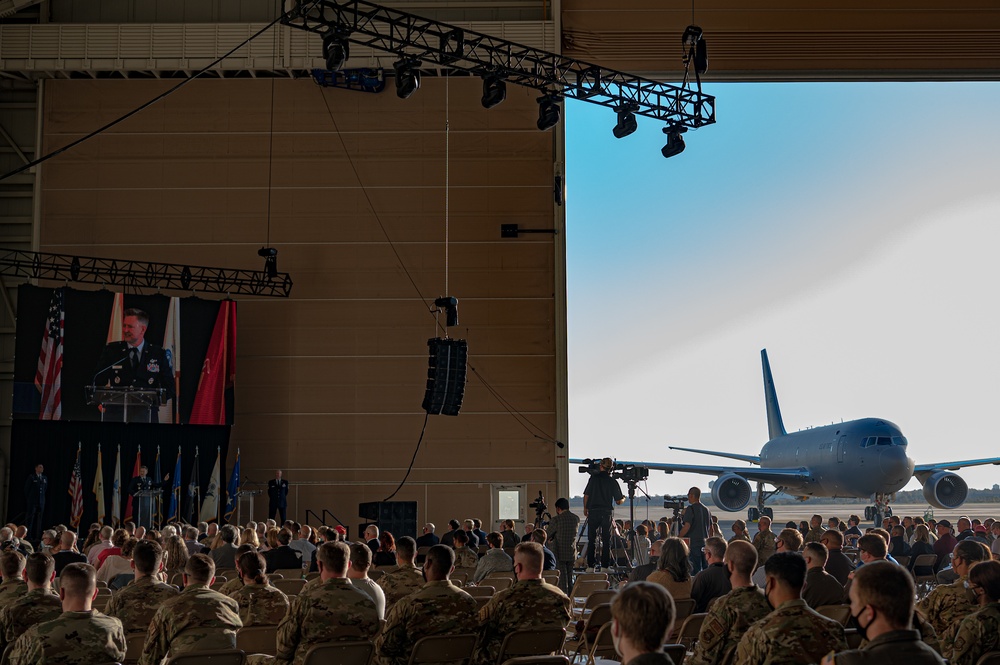 KC-46A Pegasus arrives on Joint Base MDL