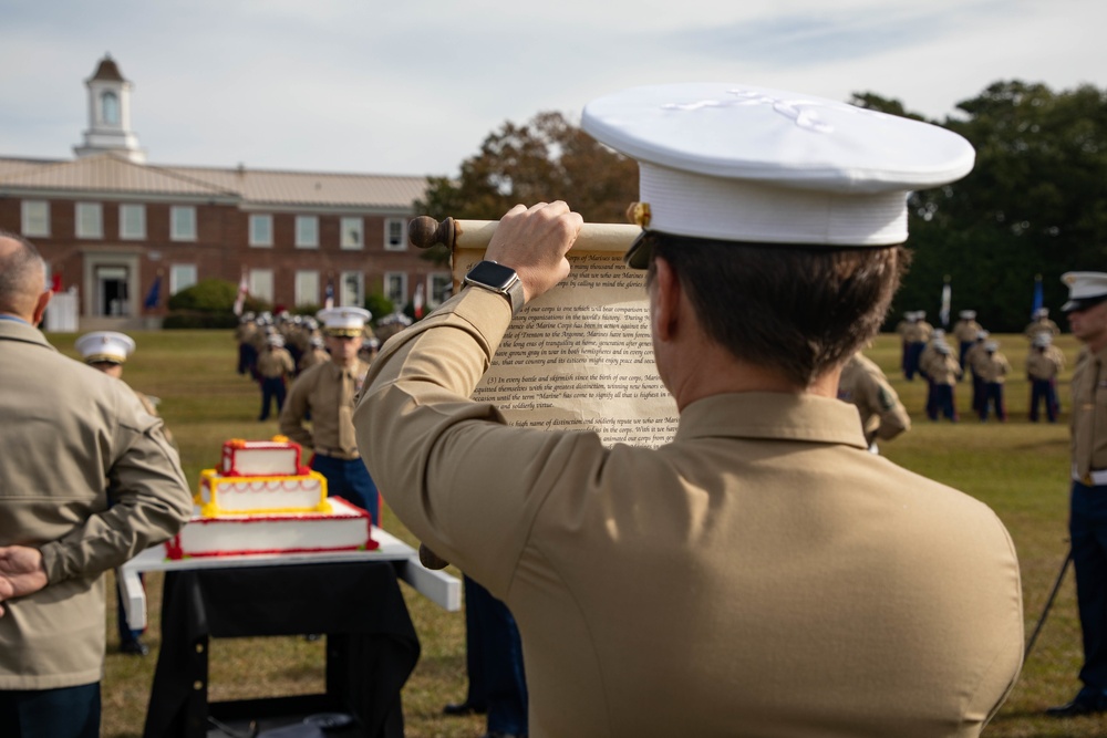 CLR 27 celebrates 246 years of Marine Corps service to the nation