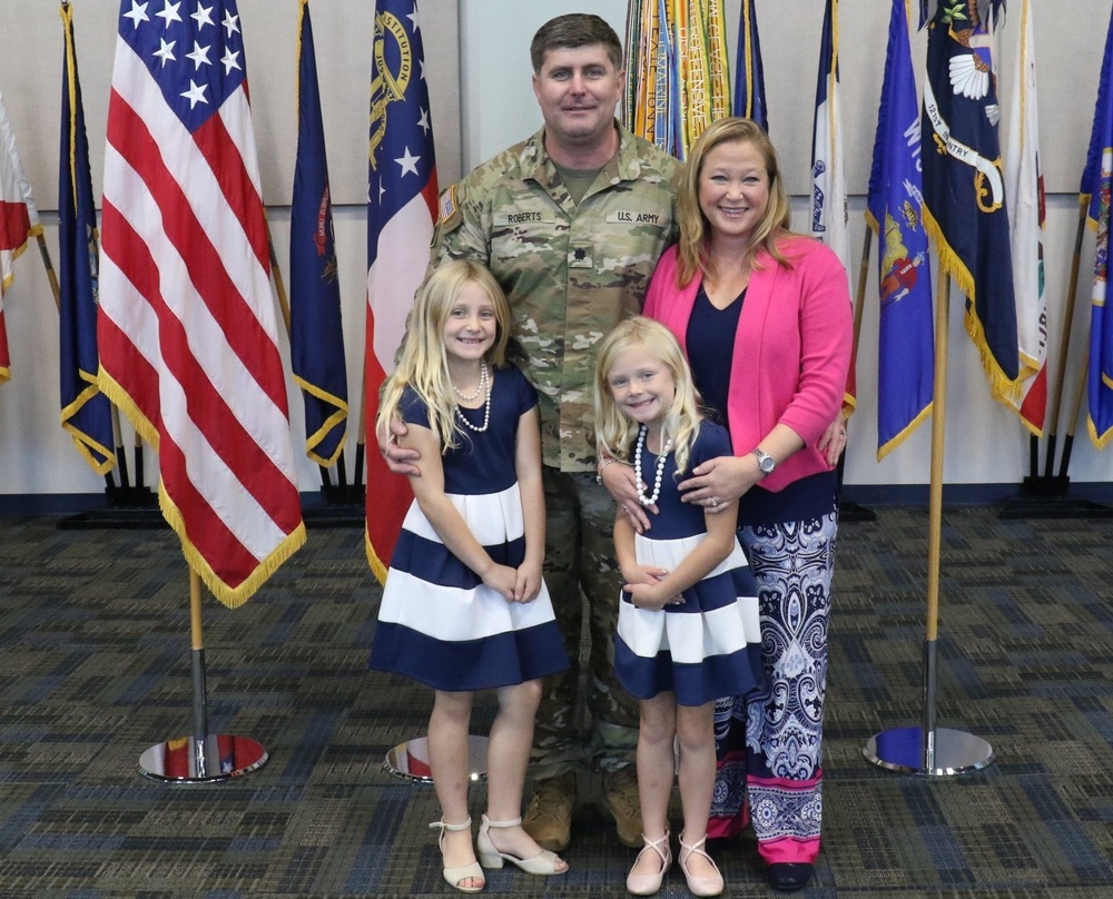 U.S. Army Lt. Col. Chris Roberts promotion