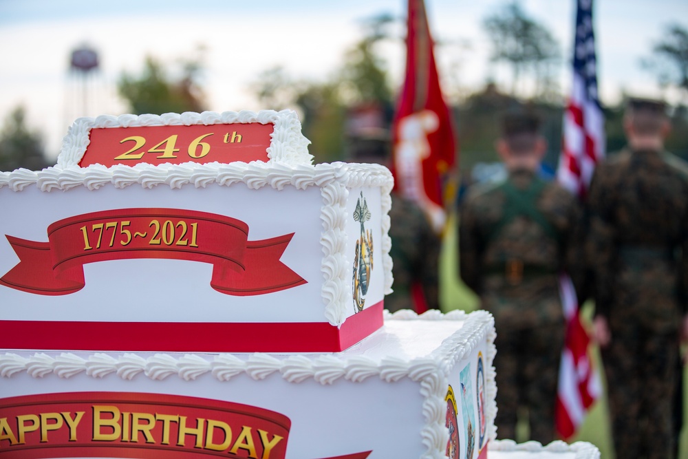 MCAS New River Marine Corps Birthday Cake Cutting Ceremony