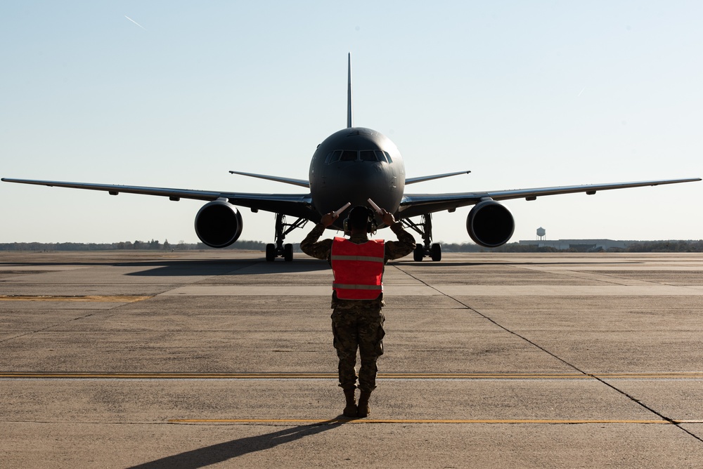 KC-46A Pegasus arrives on Joint Base MDL