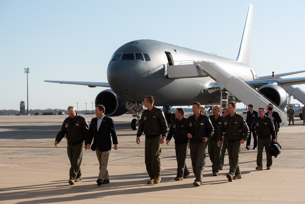 KC-46A Pegasus arrives on Joint Base MDL