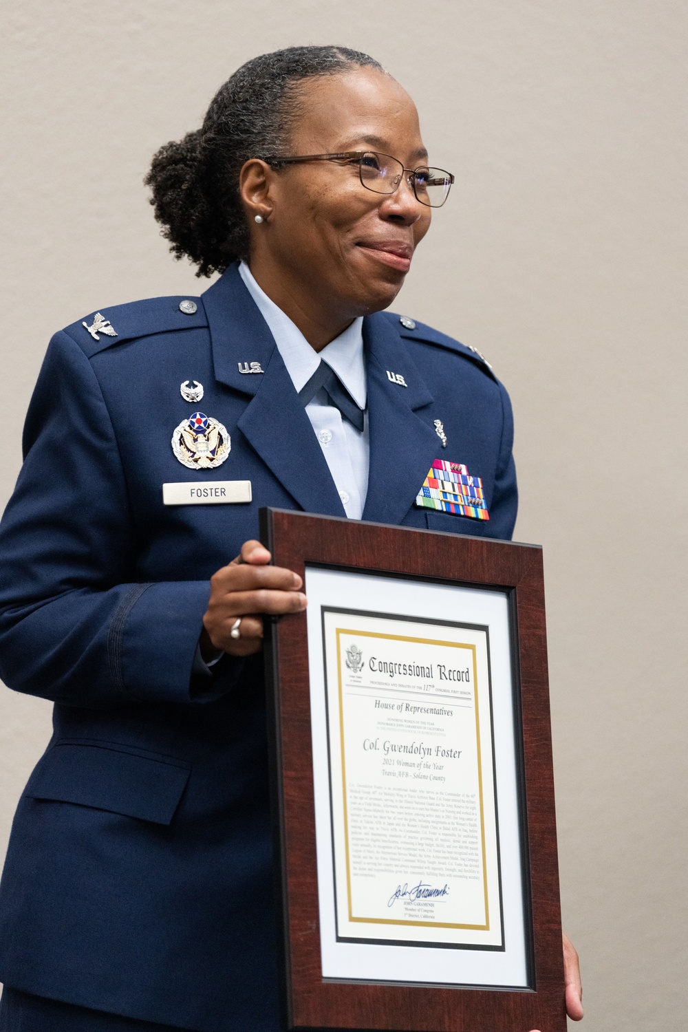 2021 California's 3rd Congressional District- Women of the Year Award