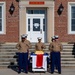 Cake Cutting Ceremony on Marine Corps Base Quantico