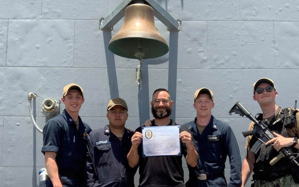 NSWCDD Scientist Gets a Taste of the Sailor Life Aboard USS Monterey
