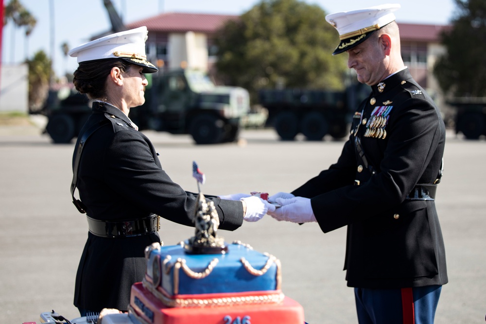 I MSB celebrates the Marine Corps birthday