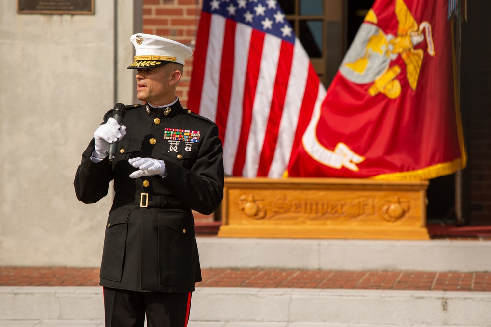 246th Birthday Cake Cutting Ceremony on MCB Camp Lejeune