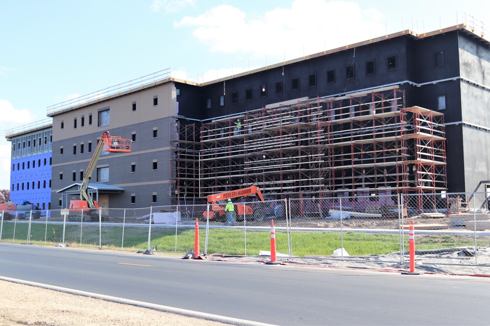Second barracks project, funded in fiscal year 2020, continues at Fort McCoy
