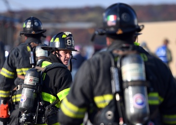 Naval Submarine Base New London, Naval Submarine Support Facility host fire response exercise with regional responders