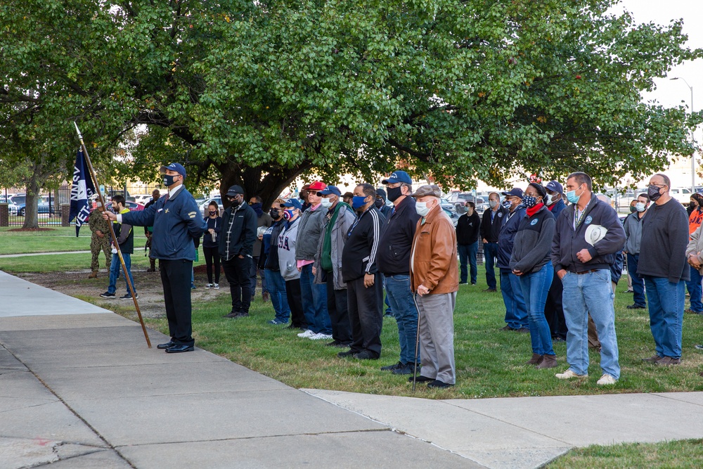 Saluting our Veterans: Norfolk Naval Shipyard’s VET-ERG Leads Annual Veterans Day Fall-In for Colors