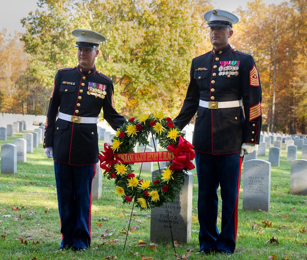 Sgt. Maj. Black Wreath Laying Ceremony